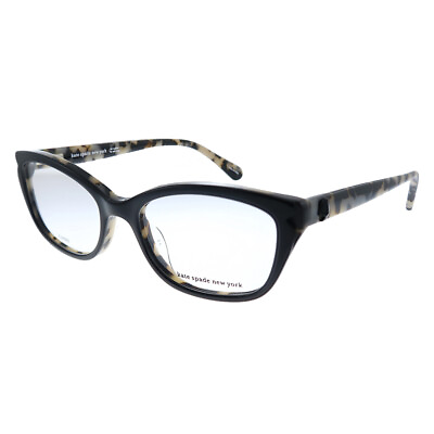 #ad New Kate Spade New York KS ARABEL TCB Black Havana Plastic Eyeglasses 49mm $60.60