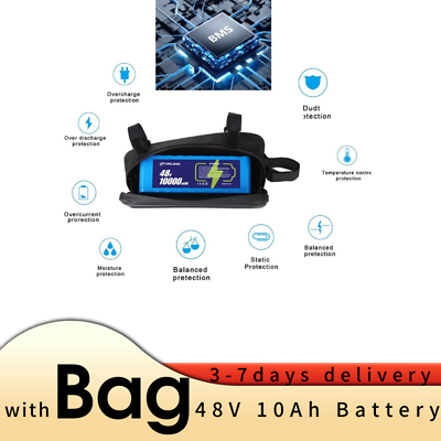 #ad 48 volt lithium battery 48V 10AH Battery amp; Bag amp; Charger $50.00