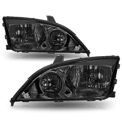 #ad For 2005 2006 2007 Ford Focus Halogen Smoke Housing Clear Headlights LeftRight $81.99