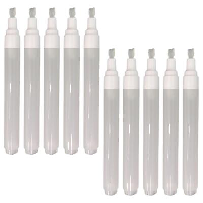 #ad 10Pcs Empty Refillable Pen Cosmetic Ink Watercolor Oil Blank Markers Tubes $13.23