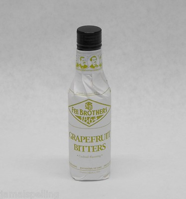 #ad 5 oz. Fee Bros GRAPEFRUIT Aromatic BITTERS Cocktail Flavoring FREE USA SHIP $19.25