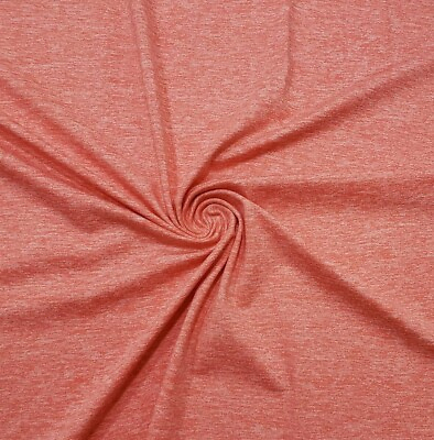#ad Starfish Orange Dye Marl Poly Spandex High Performance Athletic Fabric $14.00