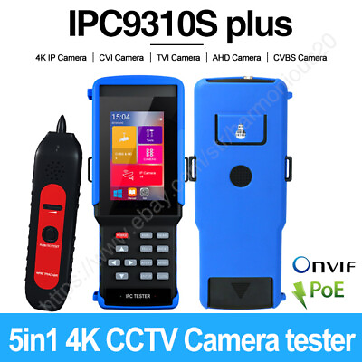 #ad Rsrteng 4K 8MP WiFi CVI TVI AHD IP CCTV Camera Tester Monitor Cable Tracker $229.99