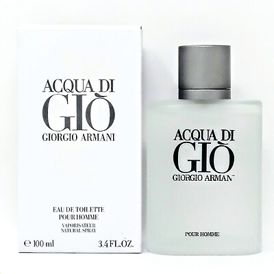 #ad Giorgio Armani Aqua Di Gio Men#x27;s 3.4 oz EDT Classic Scent Brand New $29.99