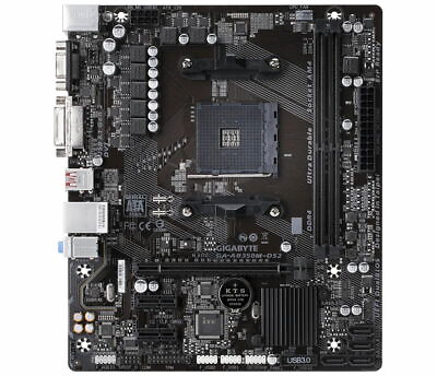 FOR GIGABYTE GA AB350M DS2 AM4 AMD DDR4 32G VGADVI Motherboard Mini ITX mini $148.46