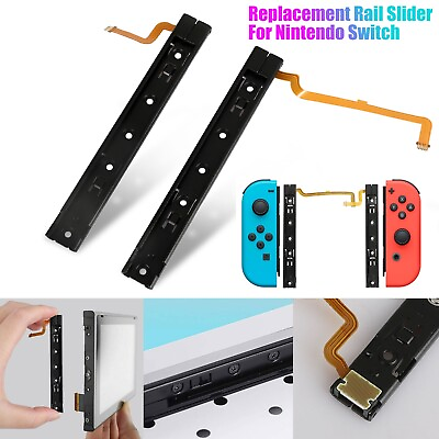 #ad 2 Slider Rail for Nintendo Switch Joy Con Console Left Right Sliding Replacement $9.48