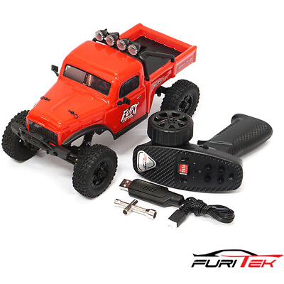 #ad Furitek FUR 2414 FX118 Fury Wagon RTR Brushless 1 18 RC Crawler Kit Red $199.99