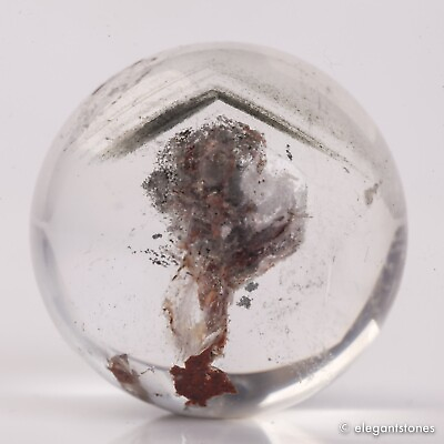 #ad 43g31mm Natural Garden Phantom Ghost Lodolite Quartz Crystal Sphere Healing Ball $20.89