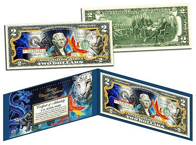 #ad ANCIENT CHINESE MYTHICAL CREATURES $2 Bill U.S. Genuine Legal Tender Lucky Money $15.95