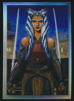 #ad 2023 Topps Chrome Star Wars Galaxy Women Poster #WSW 7 Ahsoka Tano#x27;s New Path $19.99