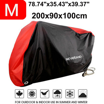 #ad M Waterproof Motorcycle Bike Cover Scooter Moped Outdoor Dust Rain UV Protector $18.59