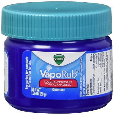 #ad Vicks VapoRub Ointment 1.76 Ounces $8.99