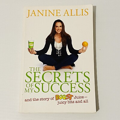 #ad Janine Allis THE JUICY BITS Boost Juice Book Juice Business Book Health business AU $18.99