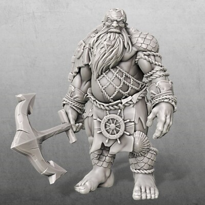 #ad Sea Giant Huge Giant Resin 3D Printed Miniature 28mm Scale By RGSculpt $19.00