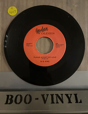 #ad B.B. King Please Accept My Love 7” Blues Soul Rare Vinyl Record Modern Oldies NM GBP 8.37