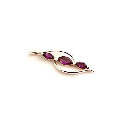 #ad Amethyst Pendant 925 Silver Gemstone Rhodium Plated Designer Jewelry Gift Purple $35.78