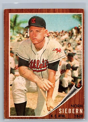#ad 1962 Topps #275 Norm Siebern NICE VINTAGE ** LOW SHIPPING ** 👀 $4.99