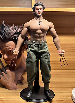 #ad Wolverine Logan X men 1 6 Action Figures 12#x27;#x27; Body amp; head sculpt clothes set DIY $239.99