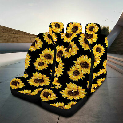 #ad 7pcs Car Seat Cover Cushion Protector Pad Universal Front amp; Rear Full Set 5 Sits $40.84
