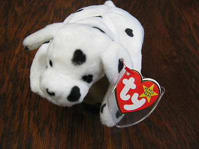 #ad Retired 4th Gen PVC Pellets Beanie Baby Sparky the Dalmation Ty Original MWMT $19.95