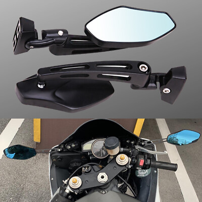 #ad Pair Racing Rearview Mirrors For Yamaha FZ1 FZR YZF 600 R R1 R6 R6S 1000 NEW $36.99