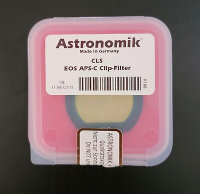 #ad Astronomik clip in CLS filter for EOS APS C NEAR MINT $90.00