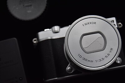 #ad Nikon 1 J5 DSLR Silver Camera w VR 10 30mm Lens 【NEAR MINT】#1642 $289.00