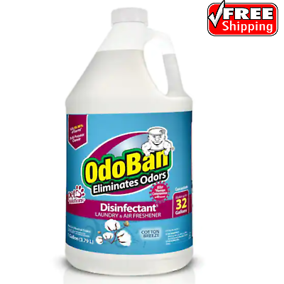 #ad OdoBan 1 Gal. Cotton Breeze Disinfectant and Odor Eliminator Multi Purpose Clean $12.48