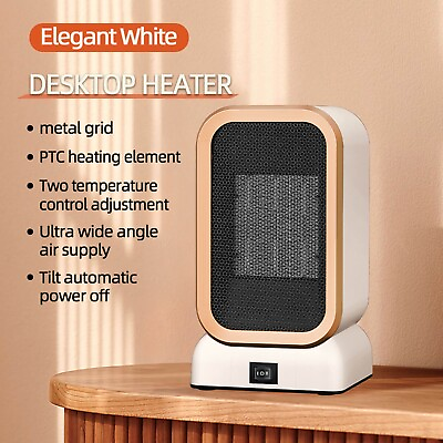 #ad Small Square Heater High Power Small Ceramic Heating Vertical Home Office $34.03