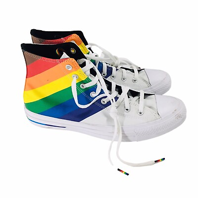 #ad Converse Chuck Taylor All Star Pride 167758C LGBTQ Rainbow Gay QS OG Size 11 US $54.99