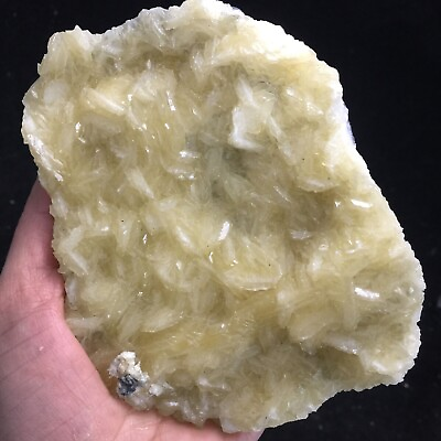 #ad 492g New Find Transparent Yellow Calcite Crystal Mineral Specimen $53.25
