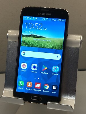 #ad Samsung Galaxy S5 SM G900V 16GB Gold Verizon Smartphone 4GB SD Card Clean IMEI $26.95