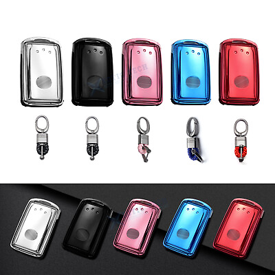 #ad TPU Full Protect Remote Key Cover w Keychain For Mazda 3 6 CX 30 CX 5 CX 9 CX 12 $16.99