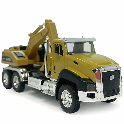 #ad 1:50 Movable Arm Alloy Excavator Truck Model Car Diecast Toy Vehicle Pull Back j $17.43
