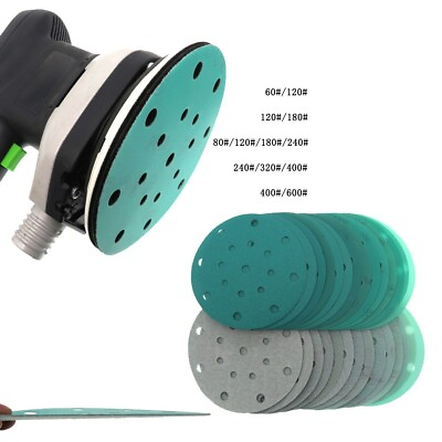 #ad 150mm Sanding Discs Hook And Loop PET Film Polishing Mat Polishing Tools Wet Dry $9.29
