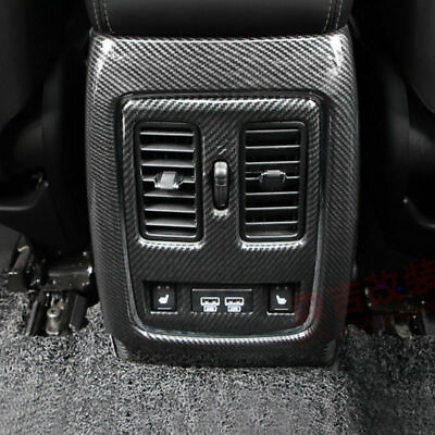 #ad For Jeep Grand Cherokee 2011 2020 Carbon Fiber Rear Air Vent Outlet Cover Trim $35.99
