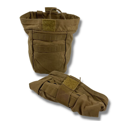 #ad USMC Issue Coyote MOLLE Dump Pouch Used $9.95