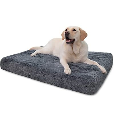 #ad MIHIKK Orthopedic Dog Bed Luxurious Plush Washable Assorted Sizes Colors $40.37