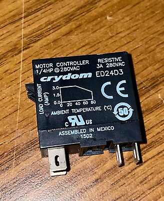 #ad Crydom Solid State Relay ED24D3 New no box $68.06