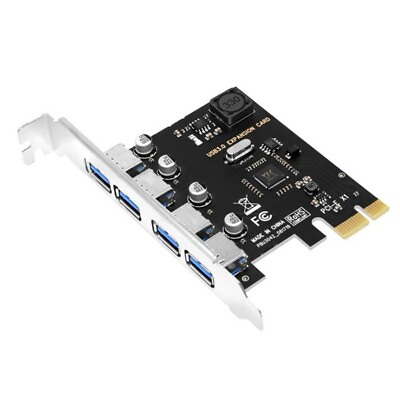 4 Port USB 3.0 PCI E Expansion Card PCI PCIe USB 3.0 HUB Adapter 4 Port USB $13.99