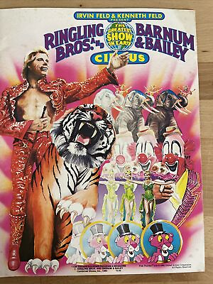 #ad Ringling Bros. and Barnum amp; Bailey Souvenir Program 1983 113th Edition Vintage $15.99