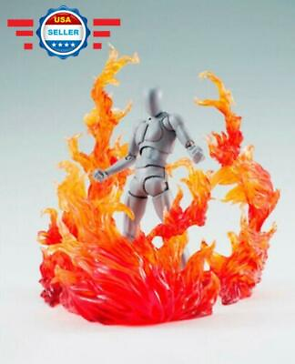 #ad Burning Effect Flame D Art For Kamen Rider Figma Action Figure Gundam Hot Toys $22.99