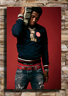 #ad 1395 YoungBoy Never Broke Again Hip Hop Rap Fabric Poster 21x14 27x40 $19.40