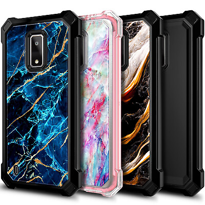 #ad For BLU View 4 View 2 Phone Case Full Body Shockproof Cover w Tempered Glass $10.98