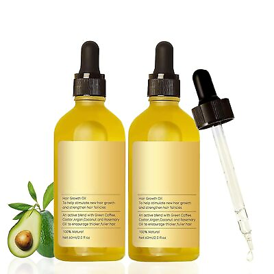 #ad Natural Hair Growth Oil Veganic Organic Natural Hair Growth Oil 60ml $13.99