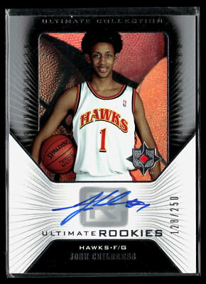 #ad Josh Childress 2004 05 Upper Deck Ultimate Collection Auto #131 # 250 NMT $4.99