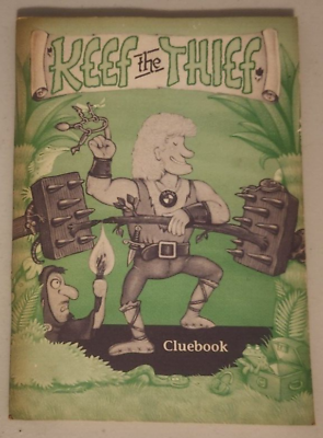 Keef The Thief Cluebook Vintage 1989 IBM Computer Game PC Electronic Arts $29.99