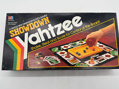 #ad Yahtzee Showdown 1991 Game by Milton Bradley Complete $28.00