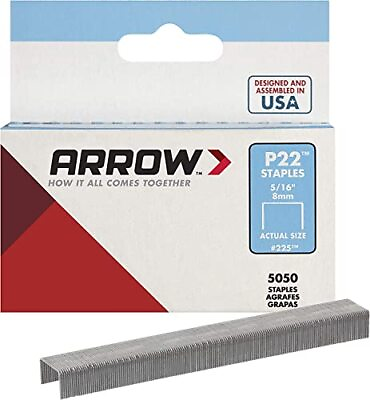 #ad Arrow 225 Heavy Duty P22 Staples for Use with Plier Type Paper and Bag Staplers $11.99