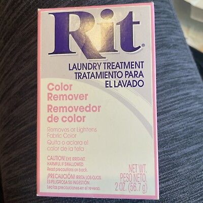 #ad Rit Color Remover Laundry Treatment Removes And Lightens Colors Before Dying $9.99